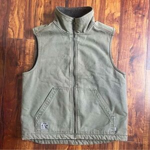 Sorel Sherpa Lined Duck Canvas Zip-Up Vest